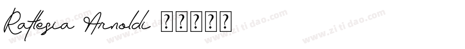 Raflesia Arnoldi字体转换